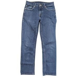 Levi's 514 Regular Fit Blue Wash Denim Straight Leg Jeans Men's Size 30x30